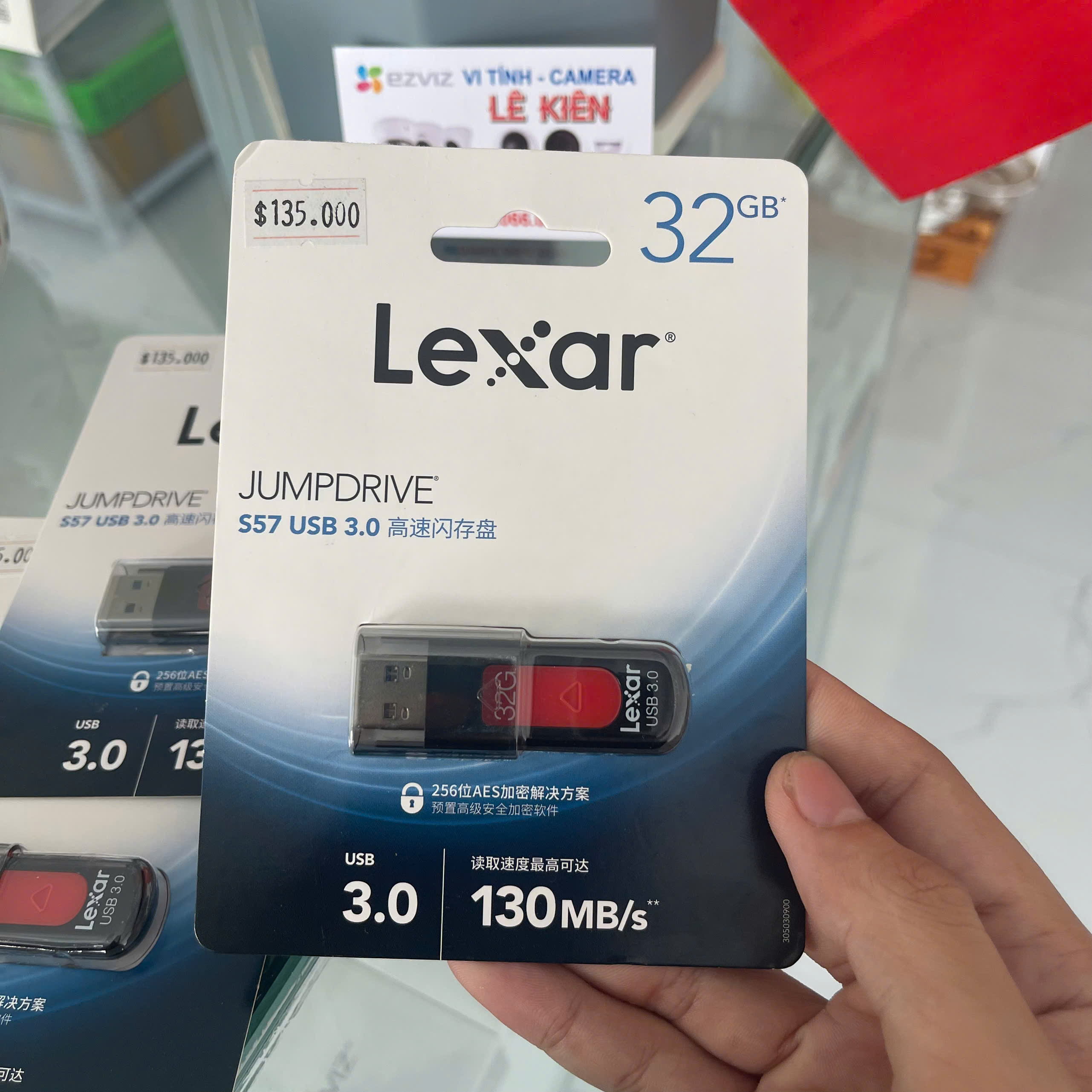 USB Lexar 32GB JumpDrive S57 USB 3.0 chính hãng