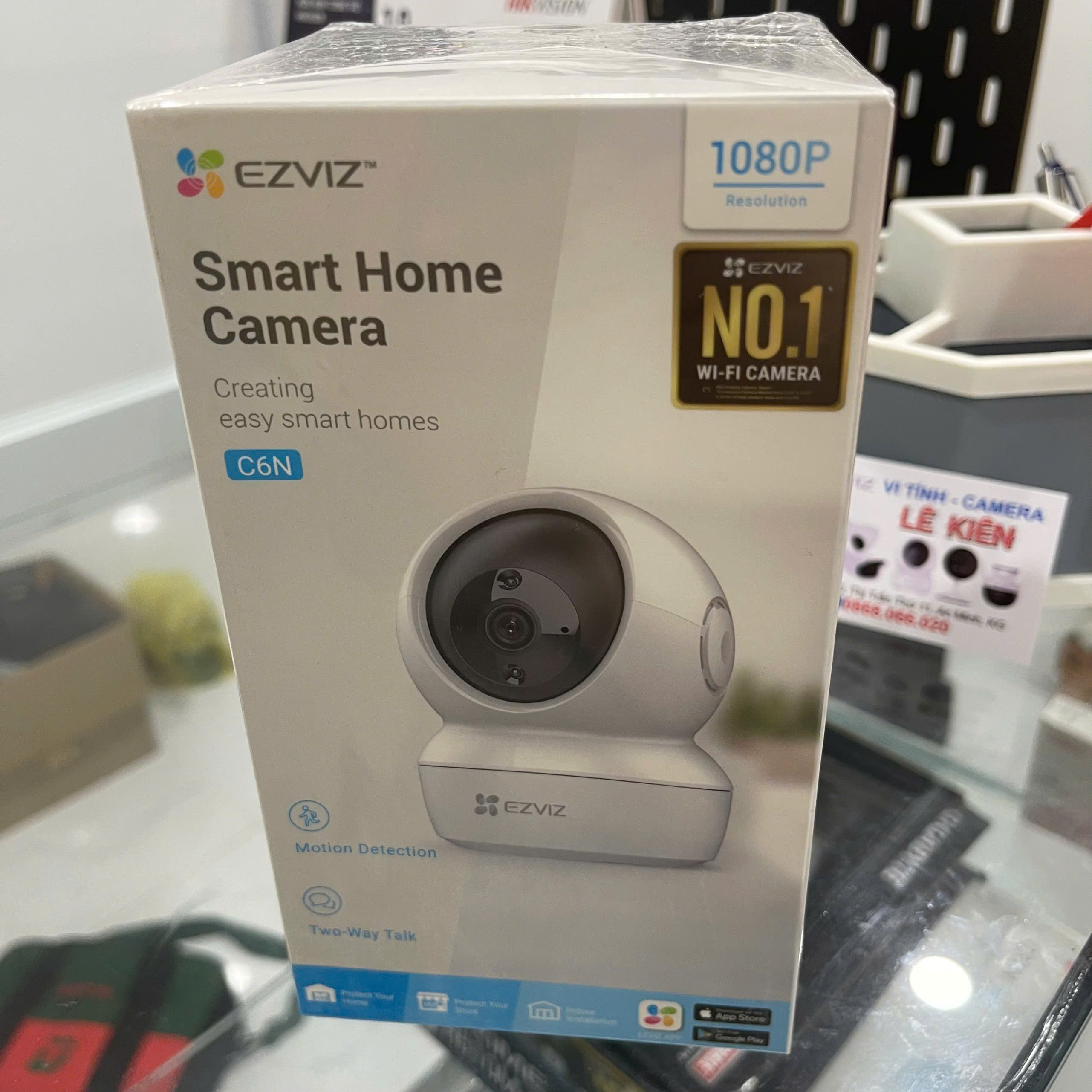 Camera Ezviz C6N trong nhà xoay 360 độ nét cao 1080P