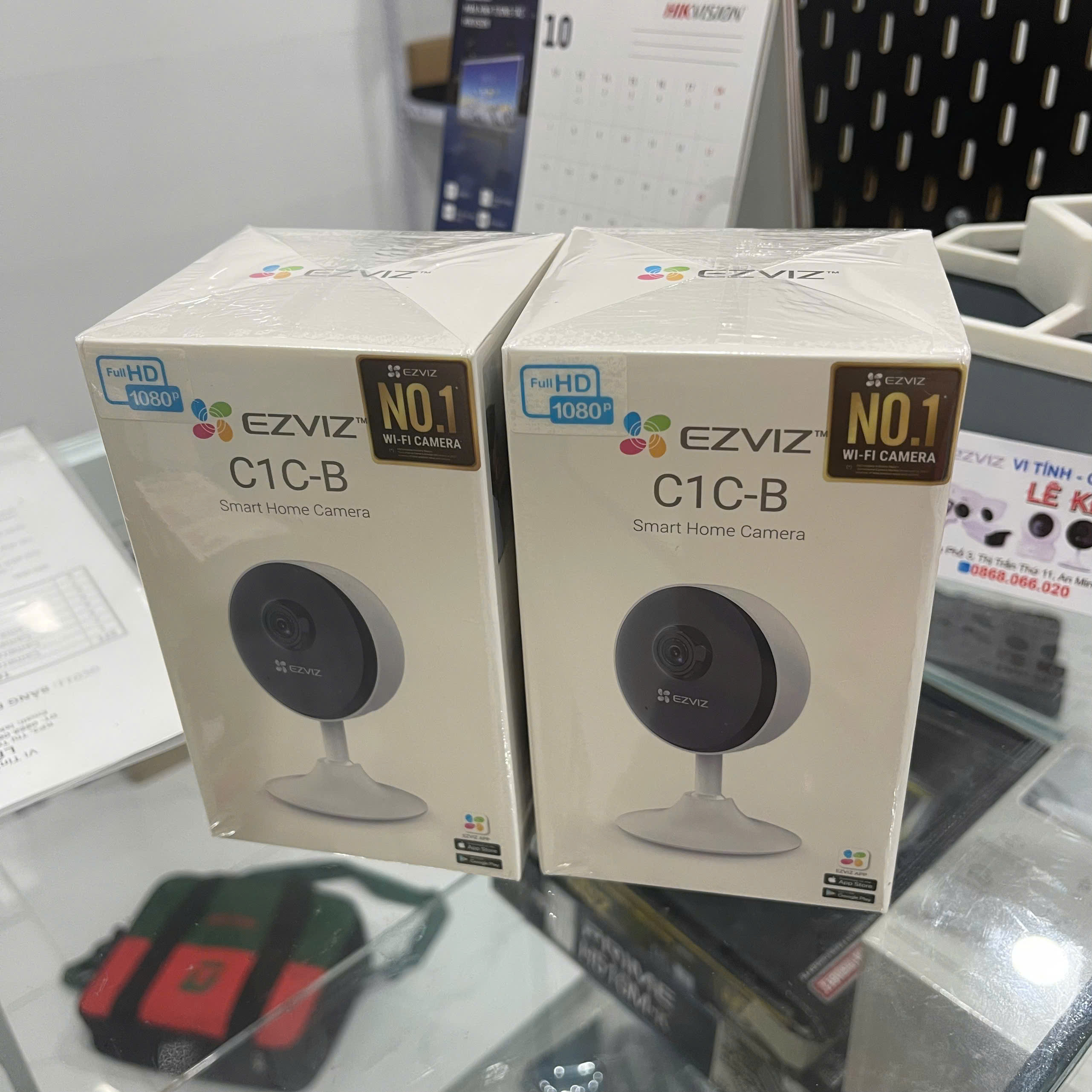 Camera Ezviz C1C-B cố định trong nhà độ nét cao 1080P