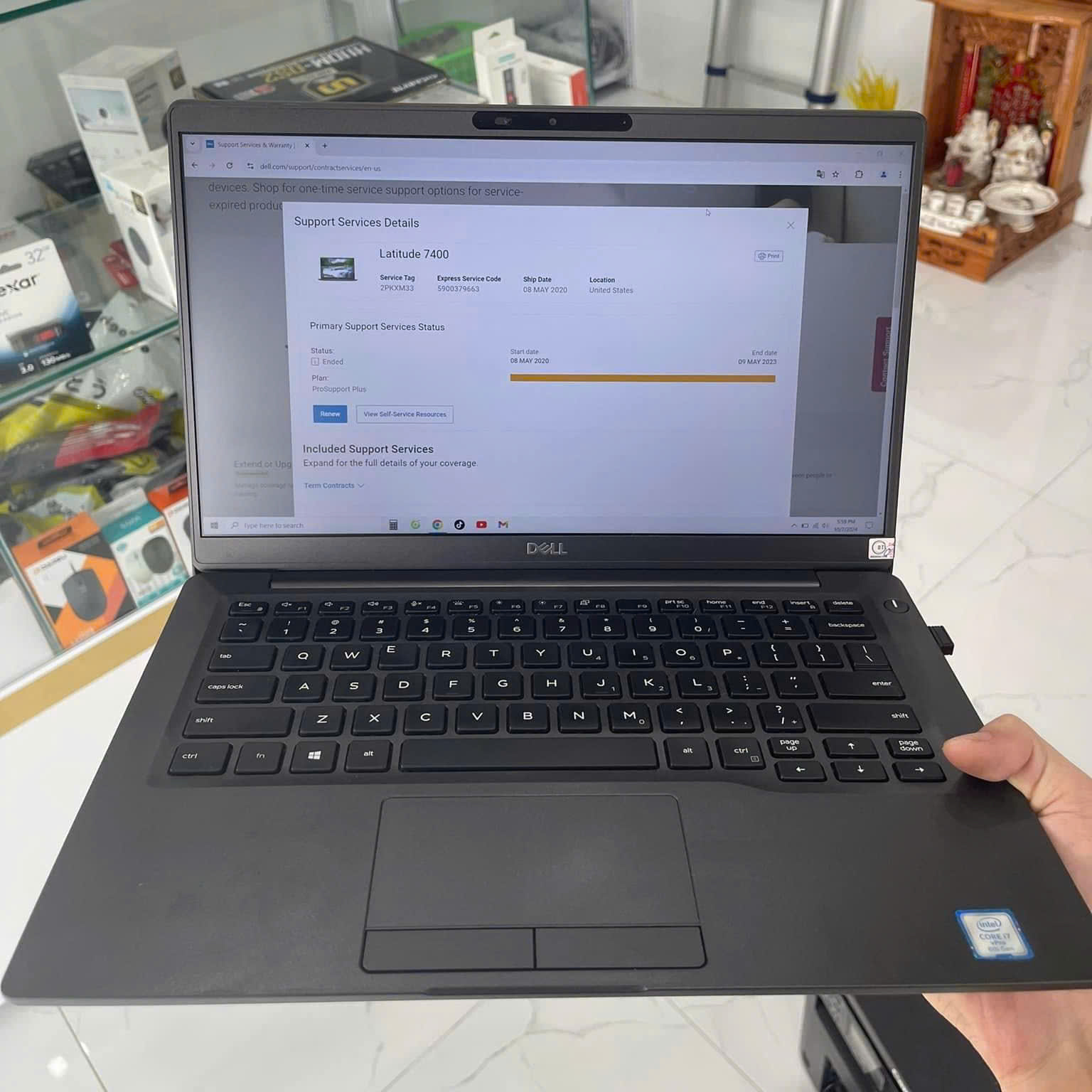 Laptop Dell Latitude 7400 i7 8665U hàng xách tay USA