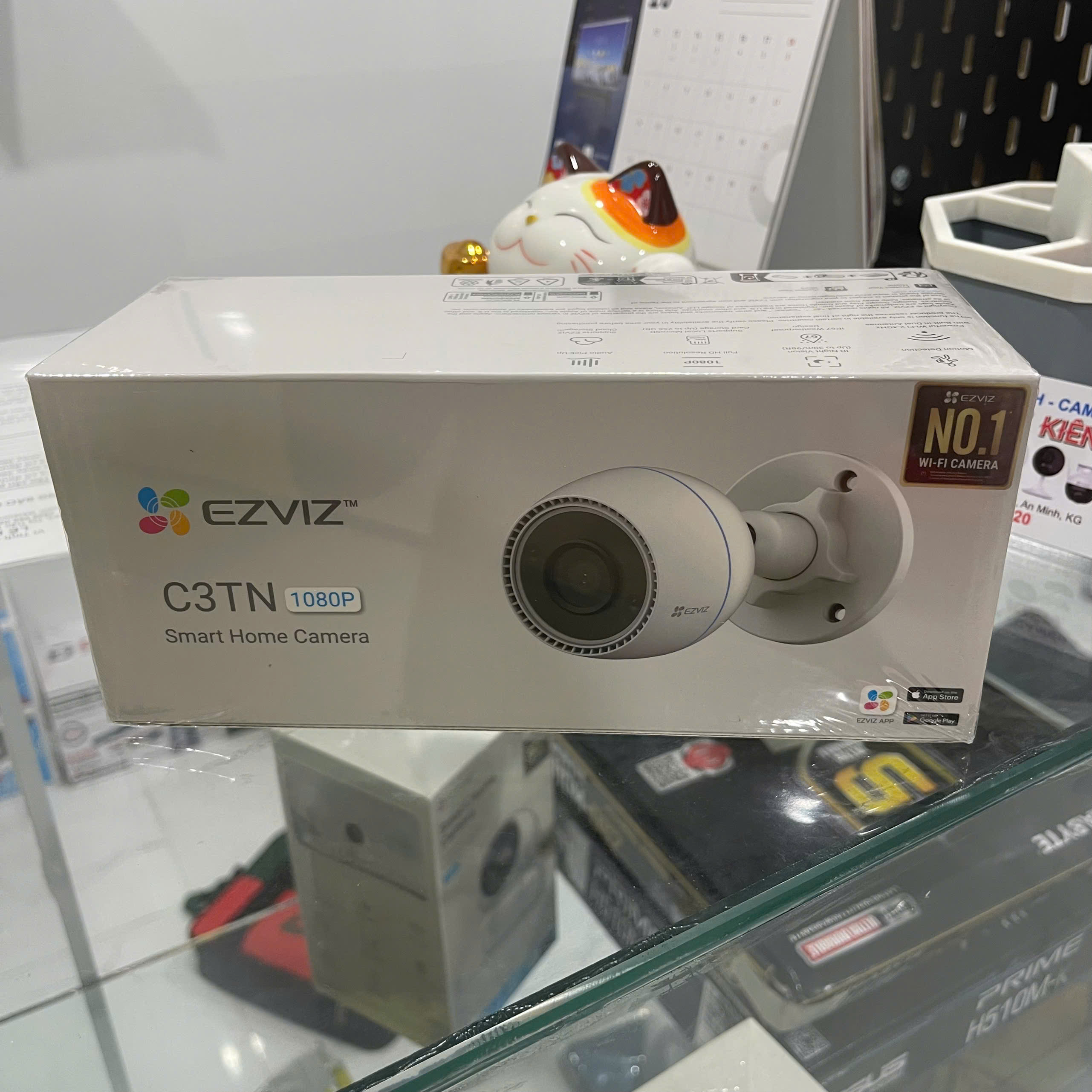 Camera ngoài trời Ezviz C3TN, H3C độ nét cao 1080P chống nước IP67 