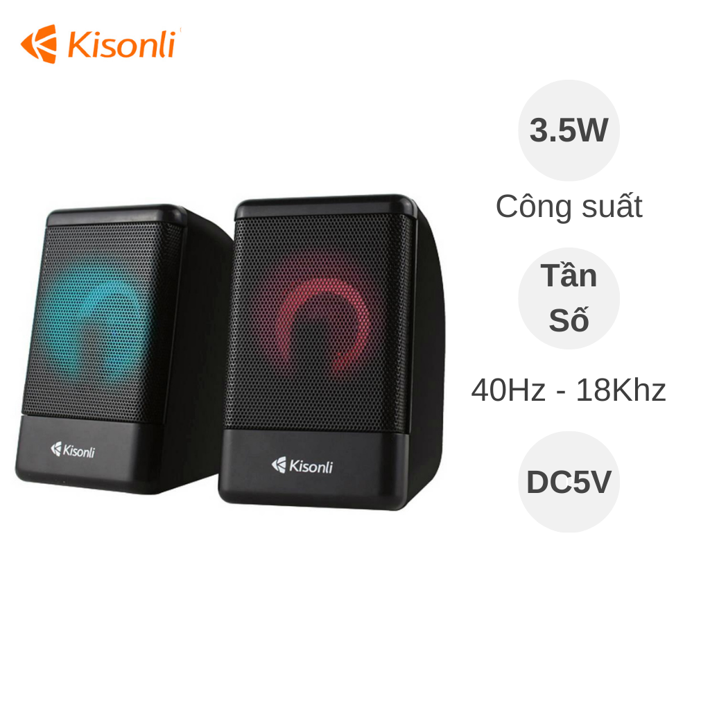 Loa vi tính Kisonli các mã L6060, V400, L8080,... hàng chính hãng 